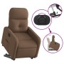 Sillón eléctrico reclinable elevable de tela marrón de , Sillones - Ref: Foro24-3206817, Precio: 297,16 €, Descuento: %