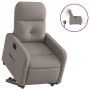 Sillón eléctrico reclinable elevable de tela gris taupe de , Sillones - Ref: Foro24-3206820, Precio: 296,70 €, Descuento: %