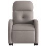 Sillón eléctrico reclinable elevable de tela gris taupe de , Sillones - Ref: Foro24-3206820, Precio: 296,70 €, Descuento: %