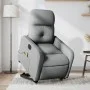 Light gray fabric electric reclining and lifting massage chair by , Armchairs - Ref: Foro24-3206822, Price: 334,78 €, Discoun...