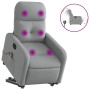 Sillón de masaje eléctrico reclinable elevable tela gris claro de , Sillones - Ref: Foro24-3206822, Precio: 313,55 €, Descuen...