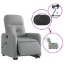 Sillón de masaje eléctrico reclinable elevable tela gris claro de , Sillones - Ref: Foro24-3206822, Precio: 313,55 €, Descuen...