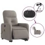 Sillón de masaje eléctrico reclinable elevable tela taupé de , Sillones - Ref: Foro24-3206829, Precio: 350,57 €, Descuento: %