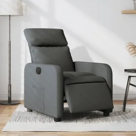 Sillón reclinable eléctrico de tela gris oscuro de , Sillones - Ref: Foro24-3206682, Precio: 225,73 €, Descuento: %