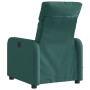 Sillón reclinable de masaje eléctrico tela verde oscuro de , Sillones - Ref: Foro24-3206696, Precio: 253,12 €, Descuento: %