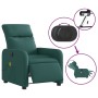 Sillón reclinable de masaje eléctrico tela verde oscuro de , Sillones - Ref: Foro24-3206696, Precio: 253,12 €, Descuento: %