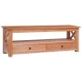 Mueble para TV de madera maciza de caoba 120x30x40 cm de vidaXL, Muebles TV - Ref: Foro24-283840, Precio: 137,49 €, Descuento: %