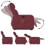 Sillón reclinable de masaje elevable tela rojo tinto de , Sillones - Ref: Foro24-3206711, Precio: 306,69 €, Descuento: %
