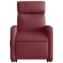 Sillón reclinable de masaje elevable tela rojo tinto de , Sillones - Ref: Foro24-3206711, Precio: 285,63 €, Descuento: %