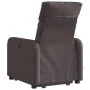 Silla de masaje reclinable de pie de tela marrón oscuro de , Sillones - Ref: Foro24-3206713, Precio: 308,09 €, Descuento: %