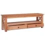 Mueble para TV de madera maciza de caoba 120x30x40 cm de vidaXL, Muebles TV - Ref: Foro24-283840, Precio: 137,49 €, Descuento: %