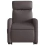 Silla de masaje reclinable de pie de tela marrón oscuro de , Sillones - Ref: Foro24-3206713, Precio: 308,09 €, Descuento: %