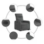 Elektrischer Liegesessel aus dunkelgrauem Stoff von , Sessel - Ref: Foro24-3206718, Preis: 310,39 €, Rabatt: %