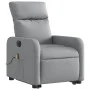Elektrischer Massagesessel verstellbarer Stoff hellgrau von , Sessel - Ref: Foro24-3206726, Preis: 351,26 €, Rabatt: %