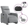 Sillón de masaje eléctrico reclinable elevable tela gris claro de , Sillones - Ref: Foro24-3206726, Precio: 328,55 €, Descuen...