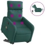 Sillón masaje eléctrico reclinable elevable tela verde oscuro de , Sillones - Ref: Foro24-3206732, Precio: 320,87 €, Descuent...