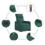 Sillón masaje eléctrico reclinable elevable tela verde oscuro de , Sillones - Ref: Foro24-3206732, Precio: 342,96 €, Descuent...