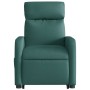 Sillón masaje eléctrico reclinable elevable tela verde oscuro de , Sillones - Ref: Foro24-3206732, Precio: 320,87 €, Descuent...