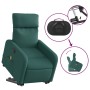 Sillón masaje eléctrico reclinable elevable tela verde oscuro de , Sillones - Ref: Foro24-3206732, Precio: 320,87 €, Descuent...