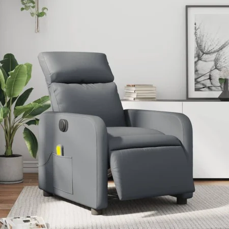 Elektrischer Liegemassagesessel Kunstleder grau von , Sessel - Ref: Foro24-3206745, Preis: 257,11 €, Rabatt: %