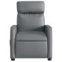 Sillón de masaje reclinable eléctrico cuero sintético gris de , Sillones - Ref: Foro24-3206745, Precio: 263,48 €, Descuento: %