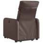 Sillón reclinable elevable cuero sintético marrón de , Sillones - Ref: Foro24-3206751, Precio: 255,46 €, Descuento: %