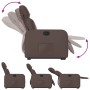 Sillón reclinable elevable cuero sintético marrón de , Sillones - Ref: Foro24-3206751, Precio: 255,46 €, Descuento: %
