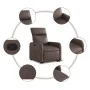 Sillón reclinable elevable cuero sintético marrón de , Sillones - Ref: Foro24-3206751, Precio: 273,05 €, Descuento: %