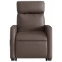 Sillón reclinable elevable cuero sintético marrón de , Sillones - Ref: Foro24-3206751, Precio: 273,05 €, Descuento: %