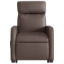 Sillón reclinable elevable cuero sintético marrón de , Sillones - Ref: Foro24-3206751, Precio: 255,46 €, Descuento: %