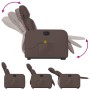 Sillón reclinable de masaje de pie de cuero sintético marrón de , Sillones - Ref: Foro24-3206758, Precio: 258,08 €, Descuento: %