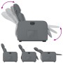 Sillón reclinable elevable eléctrico de cuero sintético gris de , Sillones - Ref: Foro24-3206766, Precio: 299,35 €, Descuento: %