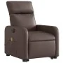 Sillón de masaje elevable eléctrico cuero sintético marrón de , Sillones - Ref: Foro24-3206772, Precio: 326,25 €, Descuento: %