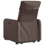 Sillón de masaje elevable eléctrico cuero sintético marrón de , Sillones - Ref: Foro24-3206772, Precio: 303,98 €, Descuento: %
