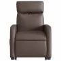 Sillón de masaje elevable eléctrico cuero sintético marrón de , Sillones - Ref: Foro24-3206772, Precio: 326,25 €, Descuento: %
