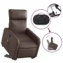 Sillón de masaje elevable eléctrico cuero sintético marrón de , Sillones - Ref: Foro24-3206772, Precio: 326,25 €, Descuento: %