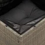 Corner garden sofa with gray synthetic rattan cushions by , Outdoor sofas - Ref: Foro24-366136, Price: 79,12 €, Discount: %