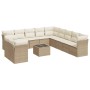 Set de sofás de jardín 12 pzas y cojines ratán sintético marrón de , Conjuntos de jardín - Ref: Foro24-3249727, Precio: 893,3...