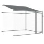 Jaula de perros techo y puertas acero galvanizado gris 6x2x2 m de , Casetas y cercados para perros - Ref: Foro24-3209564, Pre...