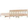 Estructura de cama con cabecero madera maciza de pino 200x200cm de , Camas y somieres - Ref: Foro24-3216200, Precio: 192,05 €...