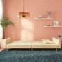 Sofá cama de 2 plazas con dos almohadas tela color crema de , Sofás - Ref: Foro24-375902, Precio: 275,84 €, Descuento: %