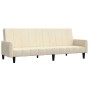 Sofá cama de 2 plazas terciopelo color crema de , Sofás - Ref: Foro24-375783, Precio: 275,82 €, Descuento: %