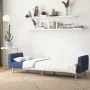Sofá cama de 2 plazas tela azul de , Sofás - Ref: Foro24-375788, Precio: 301,83 €, Descuento: %