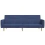 Sofá cama de 2 plazas tela azul de , Sofás - Ref: Foro24-375788, Precio: 301,83 €, Descuento: %