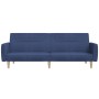 Sofá cama de 2 plazas tela azul de , Sofás - Ref: Foro24-375788, Precio: 307,16 €, Descuento: %