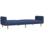 Sofá cama de 2 plazas tela azul de , Sofás - Ref: Foro24-375788, Precio: 307,16 €, Descuento: %
