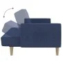 Sofá cama de 2 plazas tela azul de , Sofás - Ref: Foro24-375788, Precio: 301,83 €, Descuento: %