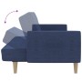 Sofá cama de 2 plazas tela azul de , Sofás - Ref: Foro24-375788, Precio: 307,16 €, Descuento: %