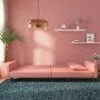 2-seater sofa bed with two pink velvet pillows by , Sofas - Ref: Foro24-375921, Price: 258,23 €, Discount: %