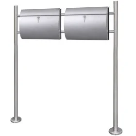 Conjunto de 2 buzones con soporte de acero inoxidable de , Buzones de correo - Ref: Foro24-271748, Precio: 139,44 €, Descuent...